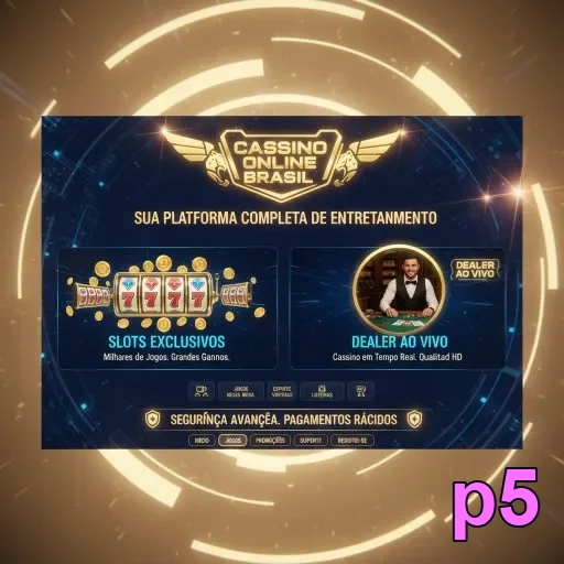 Acesse a plataforma confiável da p5 no mobile