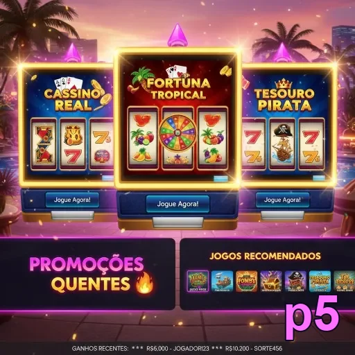 Usuário no celular com suporte da p5 em português